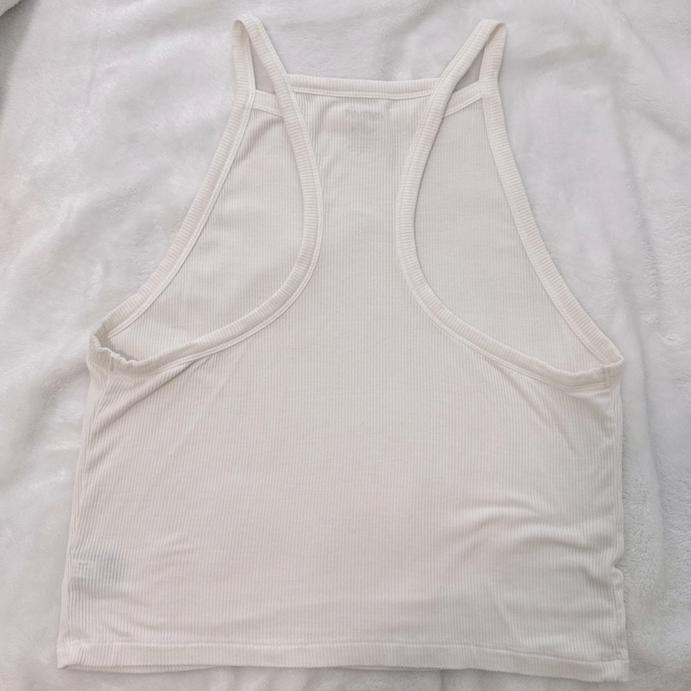aerie Ribbed Racerback Cropped Tank - Picture 2 of 3